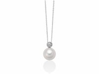 Necklace Miluna Woman COLLIER DI PERLE in White Gold Perla PCL6325